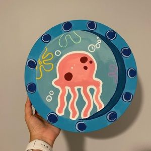SpongeBob SquarePants Jellyfish Window Painting